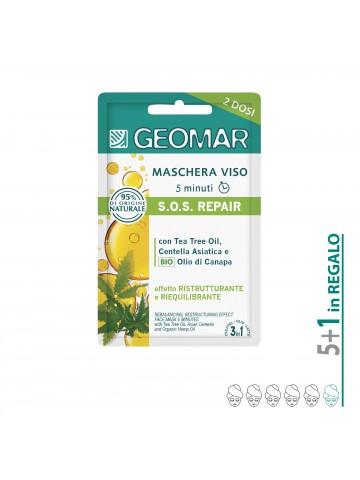 6 Maschere Viso SOS Repair...