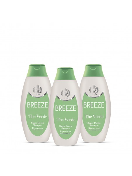 3Pack Breeze - BAGNO DOCCIA SHAMPOO THE VERDE