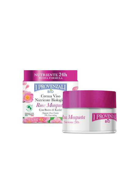 I Provenzali Crema Viso Nutriente Rosa Mosqueta Bio