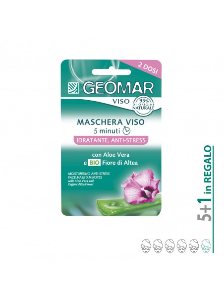 6 Maschere Viso Idratante Geomar