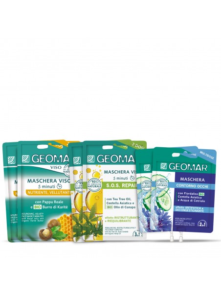 Kit Geomar - MIX MASCHERE PER UN VISO NUTRITO E RIGENERATO