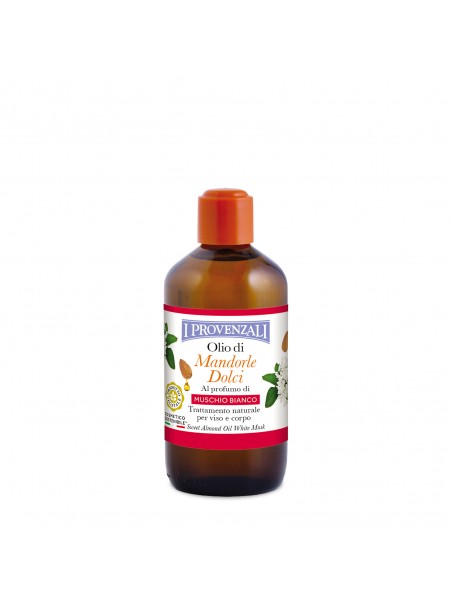 I Provenzali Olio mandorle dolci profumato Muschio Bianco