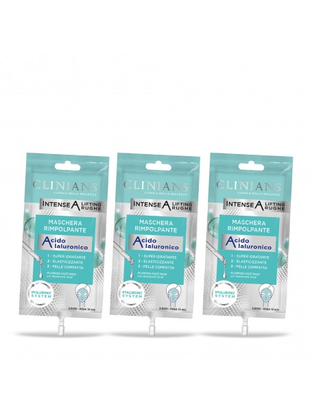 Clinians - 3 MASCHERE VISO RIMPOLPANTI