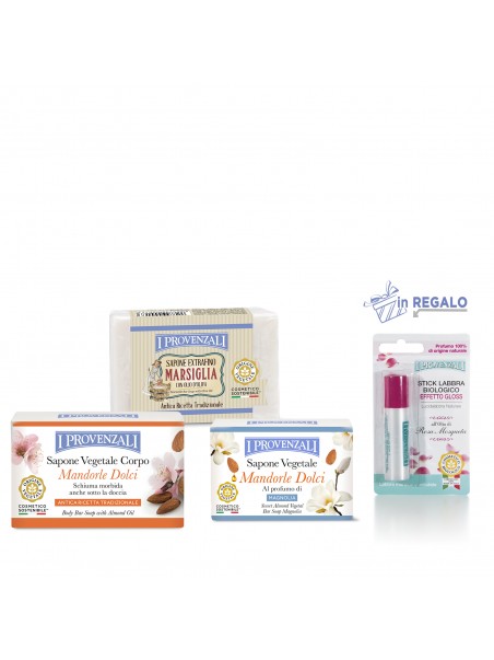 Kit I Provenzali - SAPONETTE MANDORLE DOLCI E MARSIGLIA