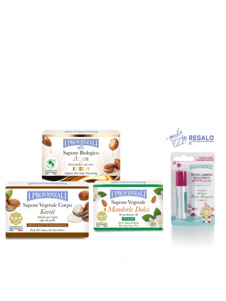 Kit I Provenzali - SAPONETTE KARITE’, ARGAN E MANDORLE PROFUMATE