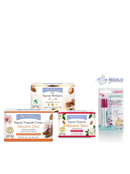Kit I Provenzali - SAPONETTE MANDORLE DOLCI E PROFUMATE E ARGAN
